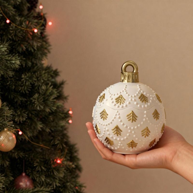 Soap Making Jug - Y1UD Noel Silikon Mum Kalıpları Dairesel