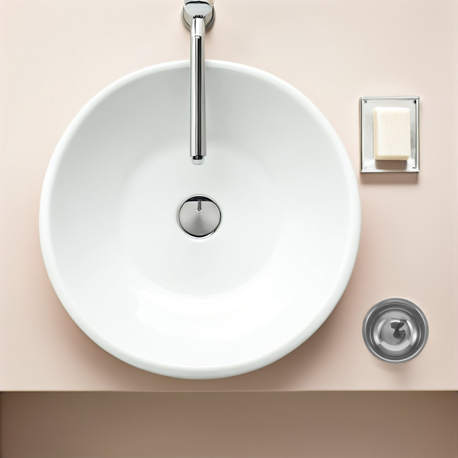 Soap Making Unit - Paslanmaz Çelik Tıraş Kasesi Çift Katmanlı