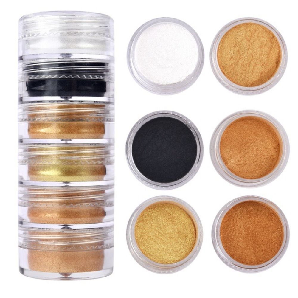 Soap Making Art - 6 renk/Set Glitter Mika Tozu Yeni