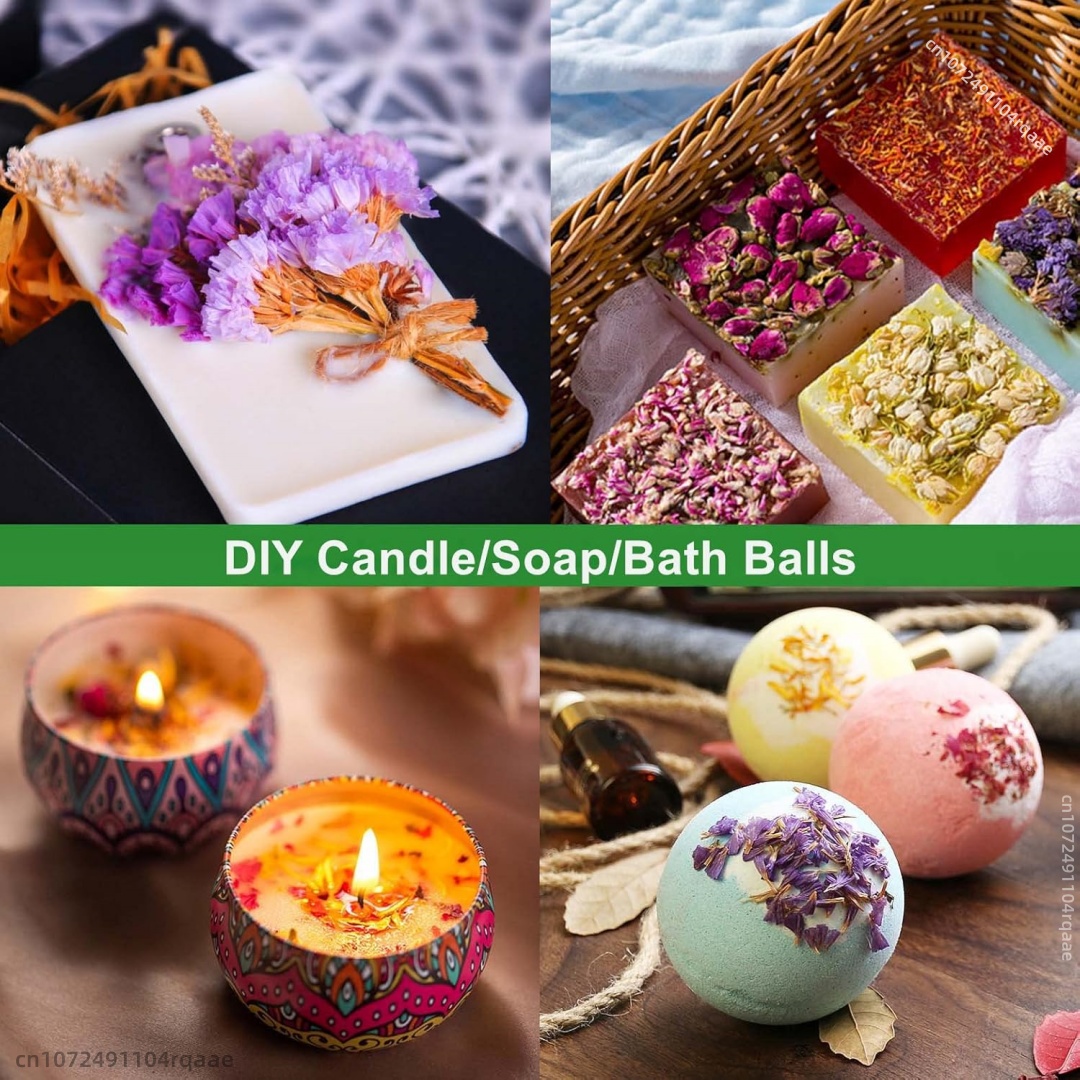 30 torba doğal kurutulmuş çiçe - Soap Making Kit Organic incelemesi ve fiyatı