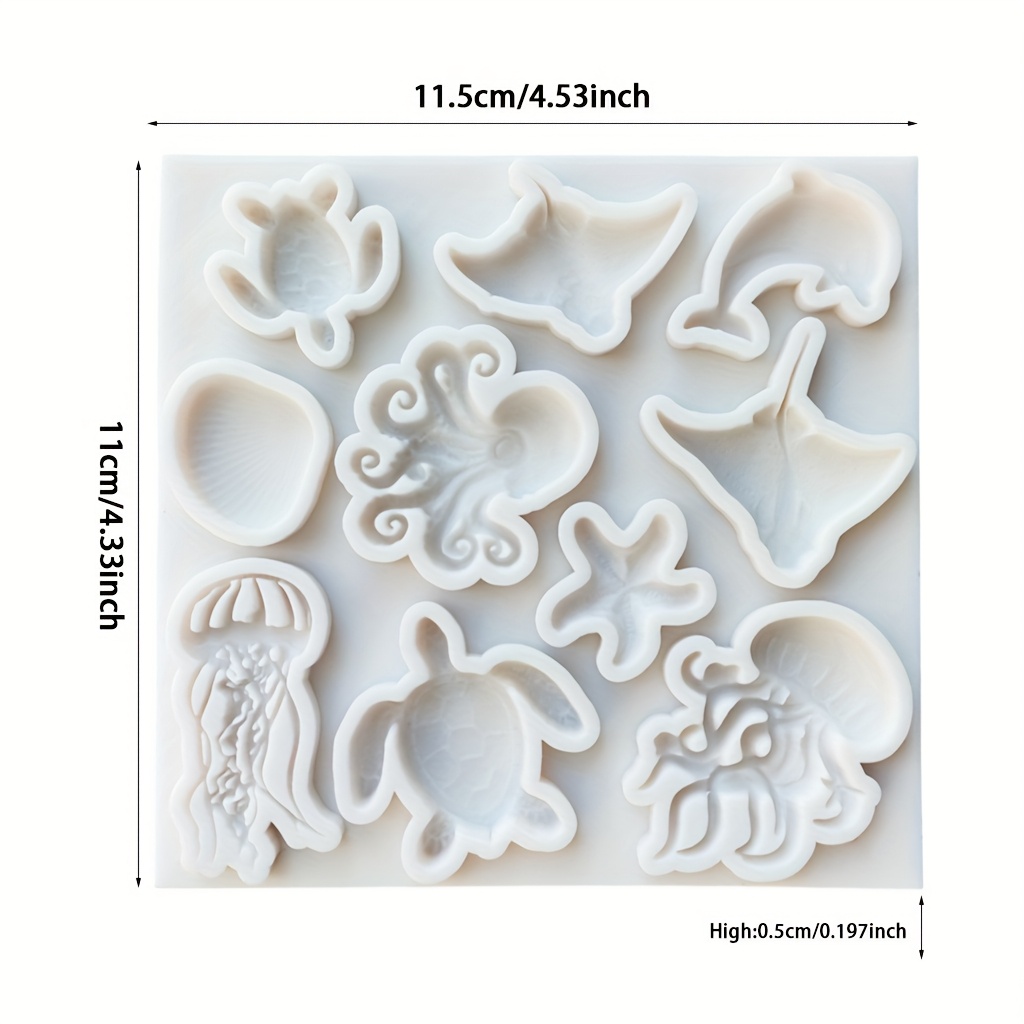 Deniz Hayvanı Silikon Kalıp Ah - Melt Pour Soap Base incelemesi ve fiyatı