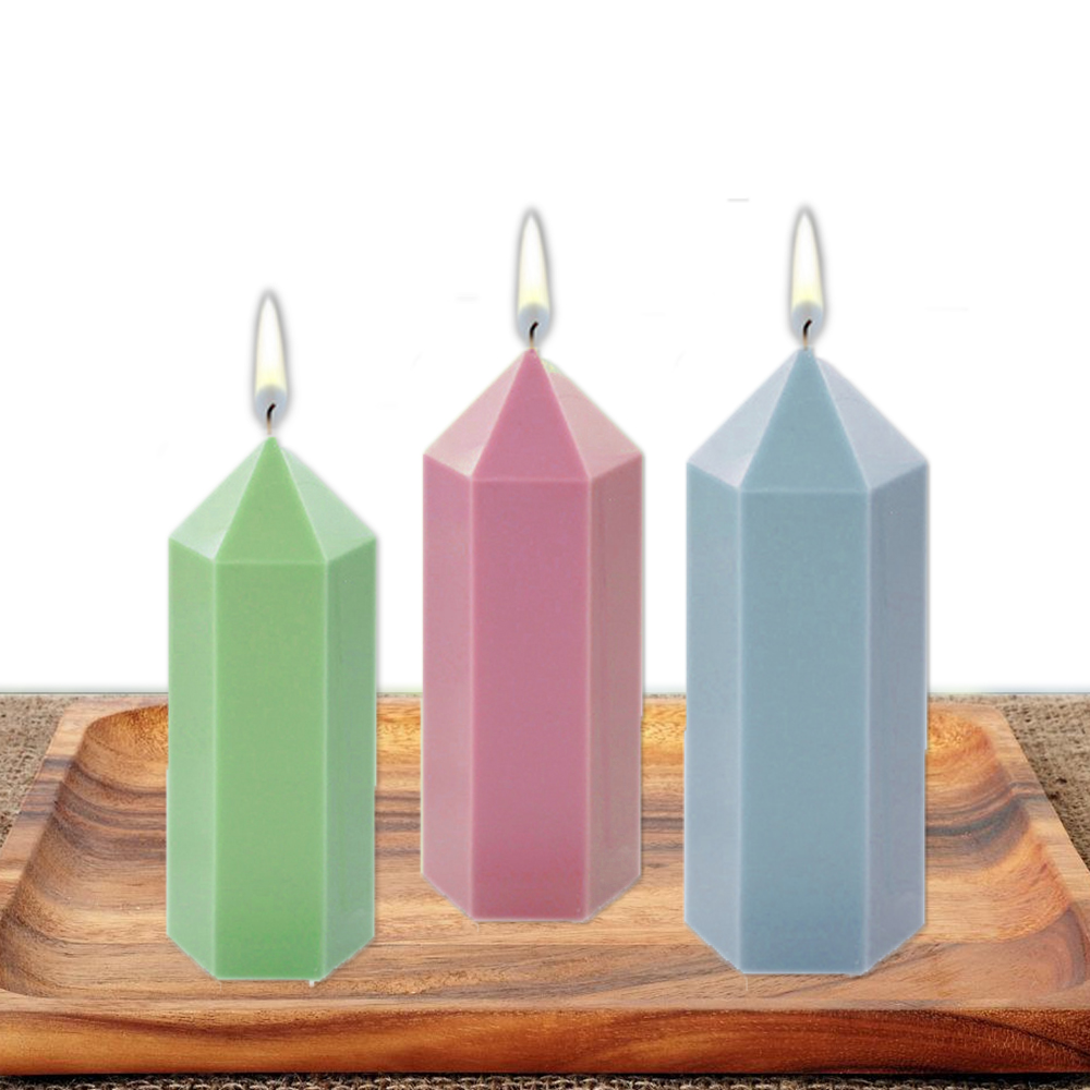 3D altıgen sütun mum kalıpları - Soap Making Unit incelemesi ve fiyatı