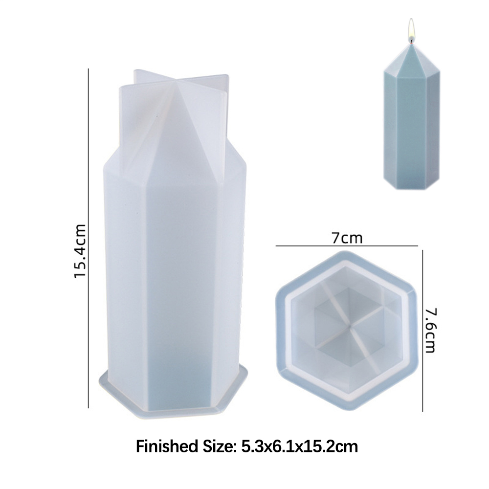 3D altıgen sütun mum kalıpları - Soap Making Unit incelemesi ve fiyatı