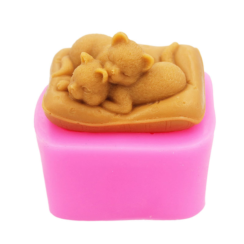 Yapışmaz silikon kedi kalıp 3D - Soap Making Art incelemesi ve fiyatı