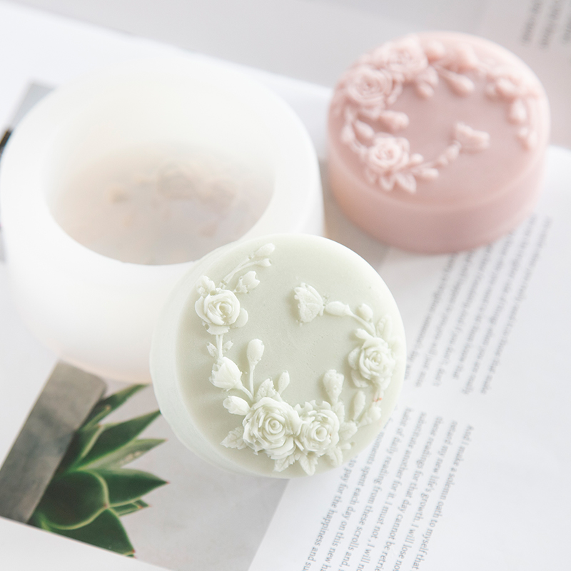 Yuvarlak Şekil Gül Çiçek El Ya - Melt Pour Soap Base incelemesi ve fiyatı