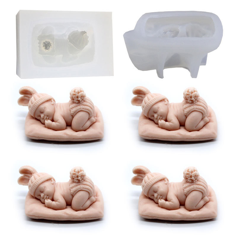 Uyuyan Bebek Mum Silikon Kalıp - Melt Pour Soap Base incelemesi ve fiyatı