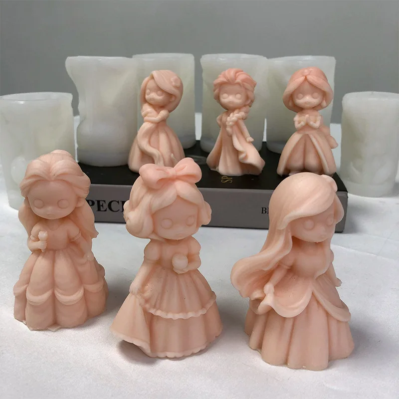 6 prenses bebek silikon mum ka - Soap Making Ideas incelemesi ve fiyatı
