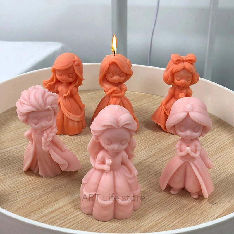 6 prenses bebek silikon mum ka - Soap Making Ideas incelemesi ve fiyatı