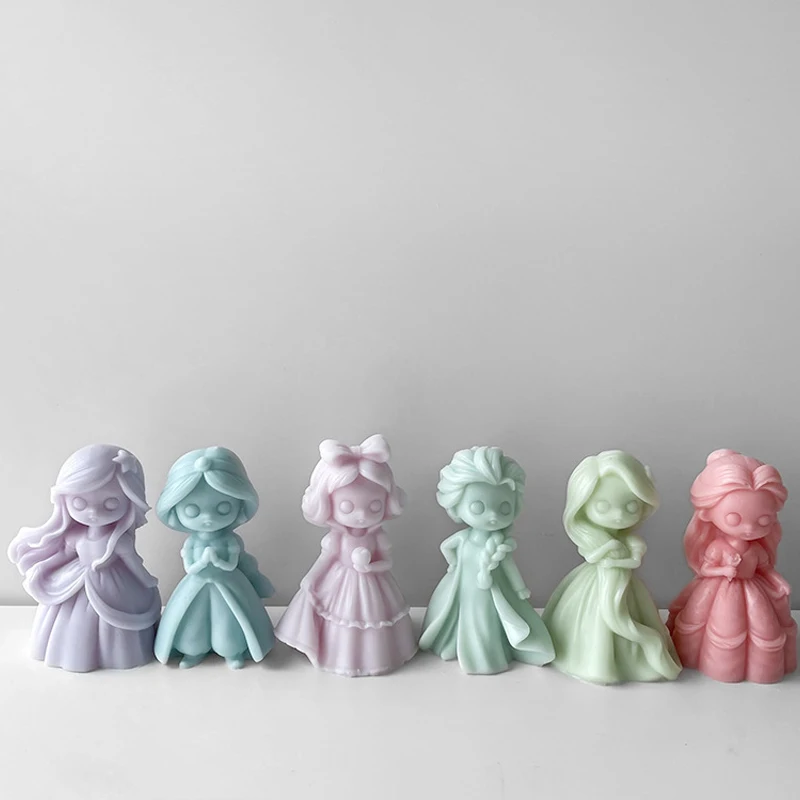 6 prenses bebek silikon mum ka - Soap Making Ideas incelemesi ve fiyatı