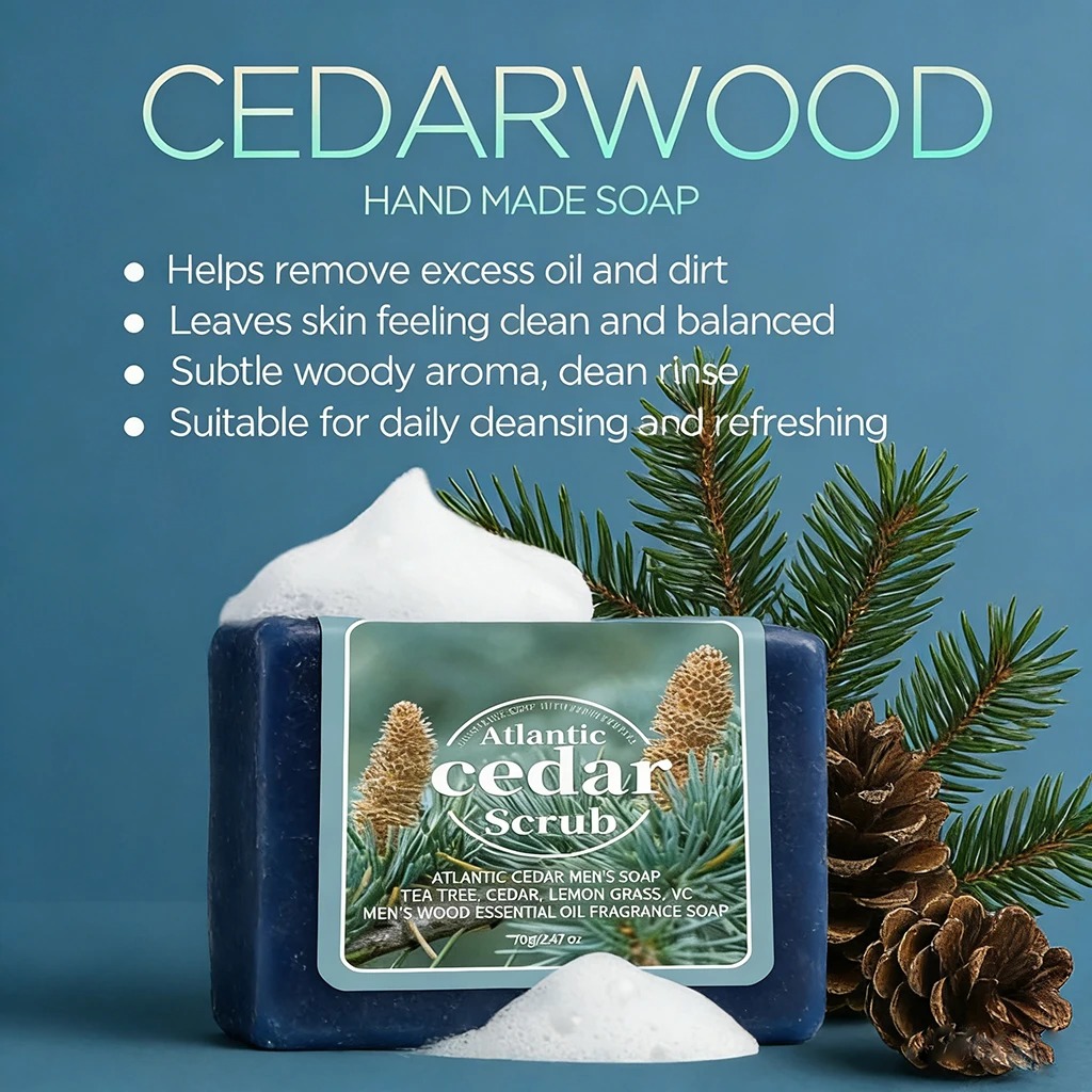 Erkekler için Sedir Esansiyel  - Castor Oil Soap incelemesi ve fiyatı