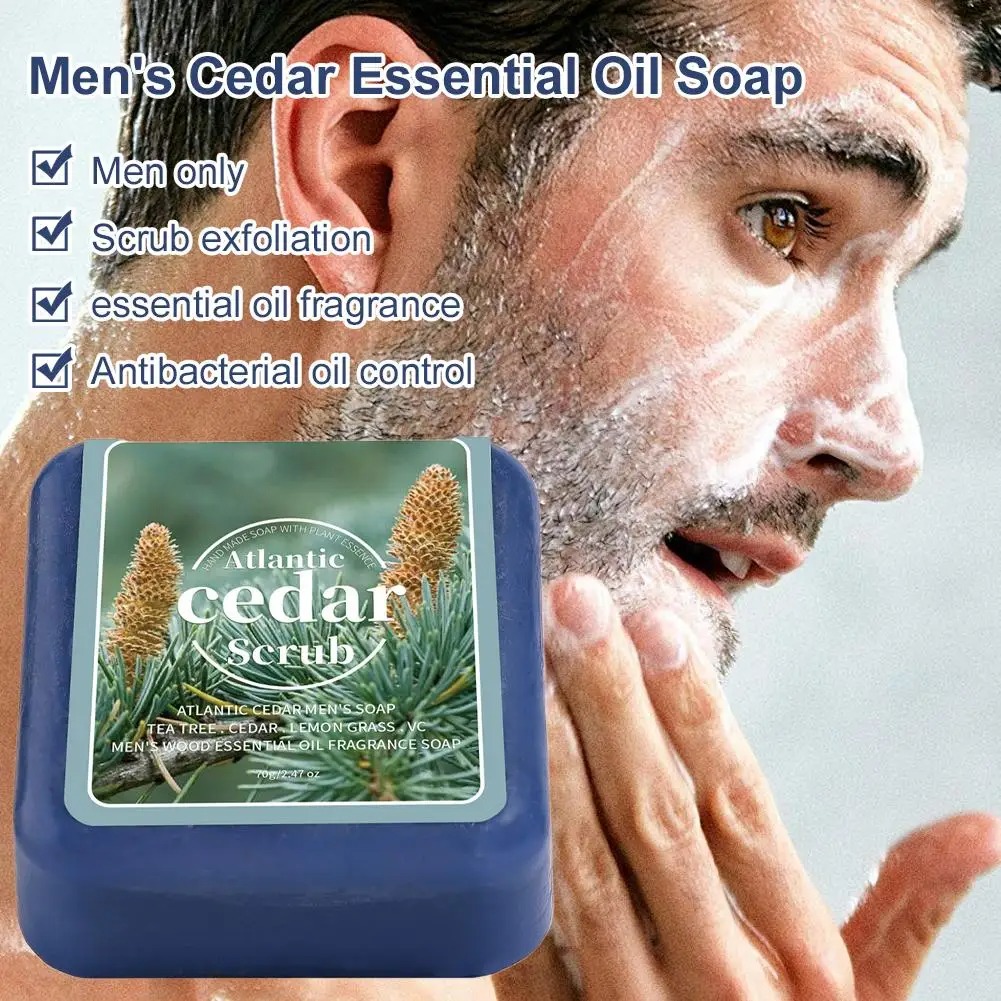 Erkekler için Sedir Esansiyel  - Castor Oil Soap incelemesi ve fiyatı