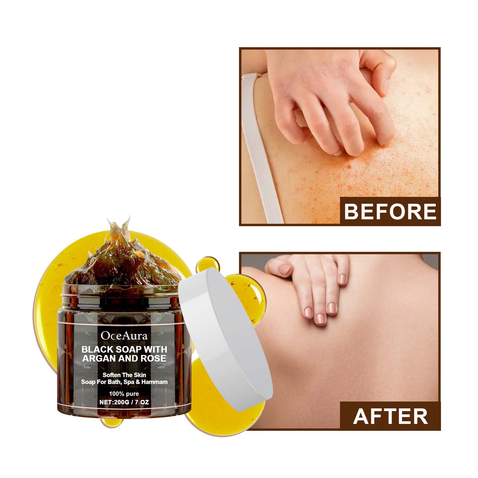 OCEAURA Siyah Sabun Argan ve G - Castor Oil Soap incelemesi ve fiyatı