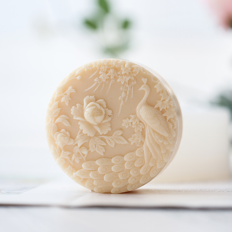 Tavuskuşu Çiçek Desen Silikon  - Soap Making Art incelemesi ve fiyatı