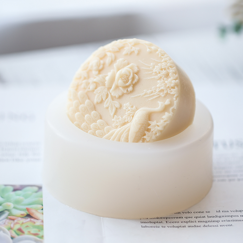Tavuskuşu Çiçek Desen Silikon  - Soap Making Art incelemesi ve fiyatı
