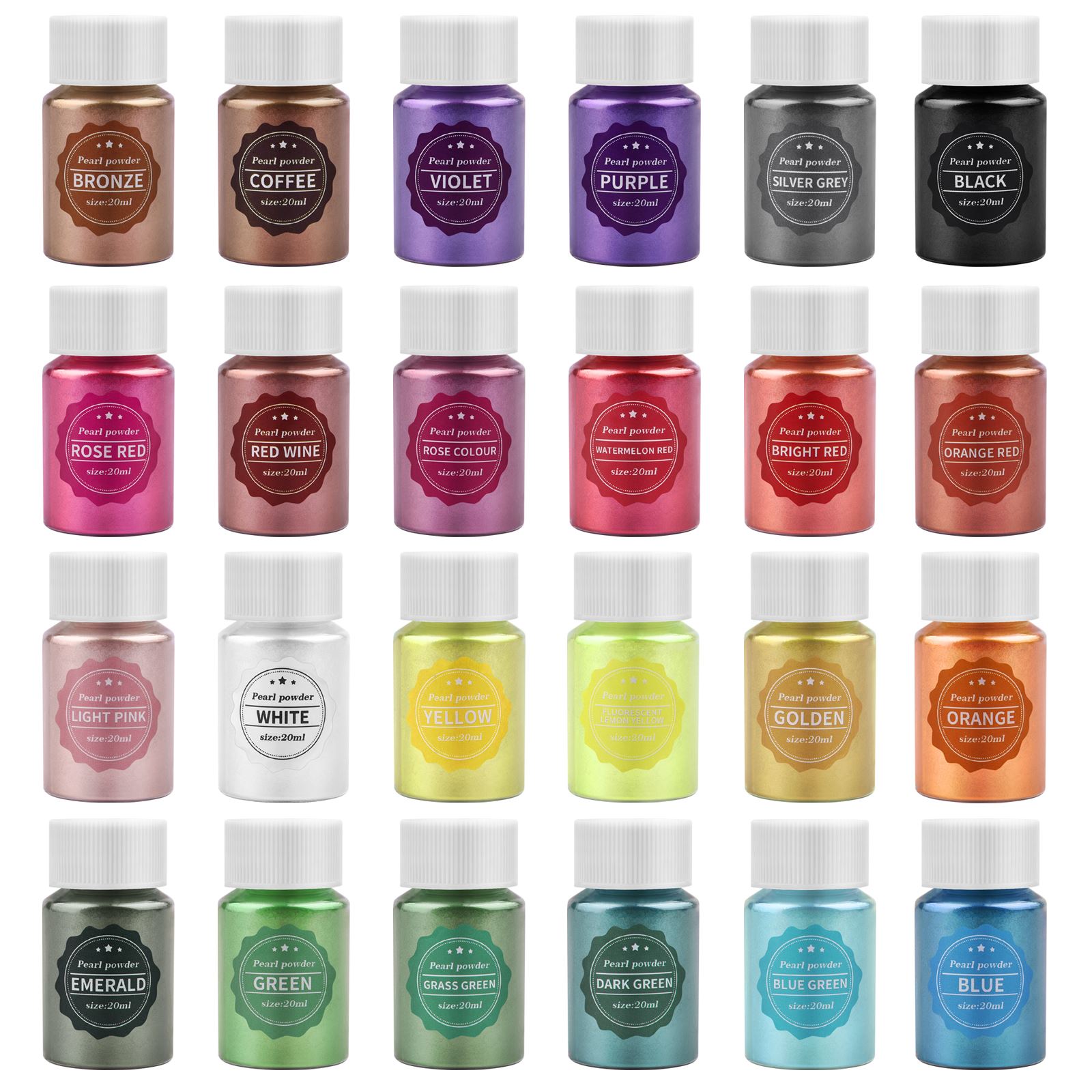 24 renk 10g Ayna Doğal Mika In - Soap Making Dye incelemesi ve fiyatı