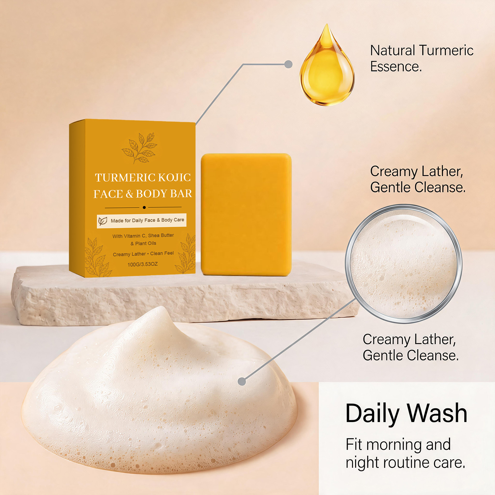Zerdeçal Kojik Asit El Yapımı  - Castor Oil Soap incelemesi ve fiyatı